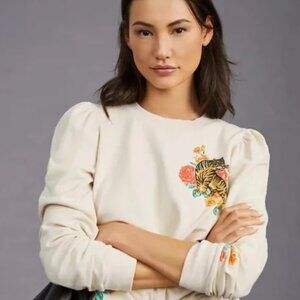 Anthropologie // Back When // Tiger Sweatshirt // Med